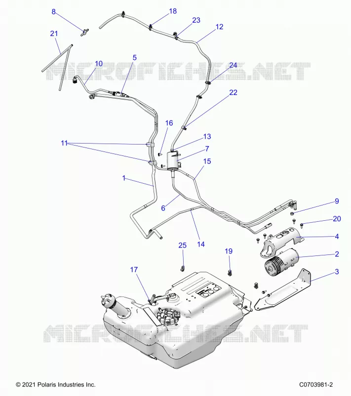 CARBURANT SYTEMS, CARBURANT LINES, EVAP