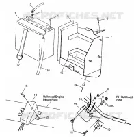 SUPPORT BATTERIE RXL 0976768 (4938523852B014)