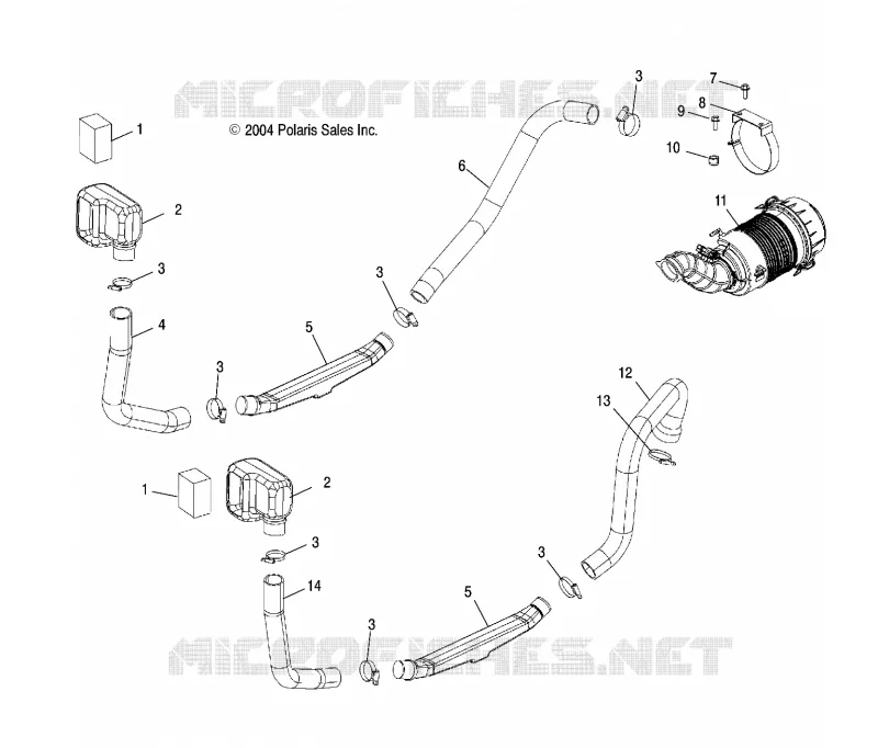 PRISE D'AIR MOTEUR ET EMBRAYAGE
