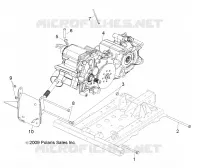 SYSTÈME DE TRANSMISSION, MAIN SUPPORT PONT