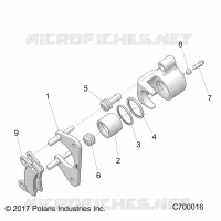 FREIN ARRIERE CALIPER