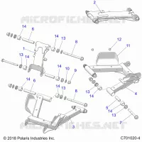 SUSPENSION ARRIERE CONTROL ARMS