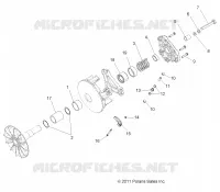 SYSTÈME DE TRANSMISSION, PRIMARY CLUTCH