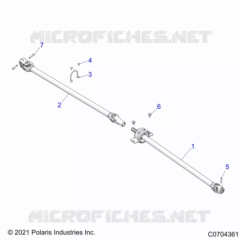 SYSTÃˆME DE TRANSMISSION, PROP SHAFT