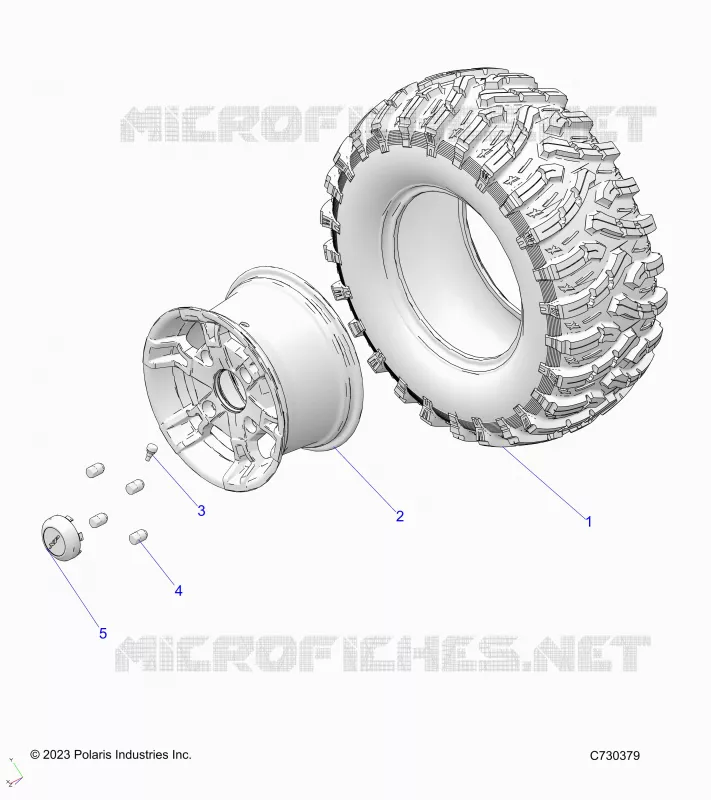 ROUES, REAR
