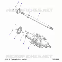 DRIVE TRAIN, JACKSHAFT AND ARBRE DE TRANSMISSION