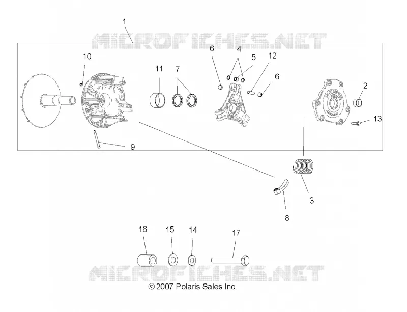 SYSTÈME DE TRANSMISSION, PRIMARY CLUTCH