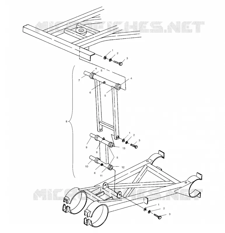 STABILISATEUR BRAS ARRIERE