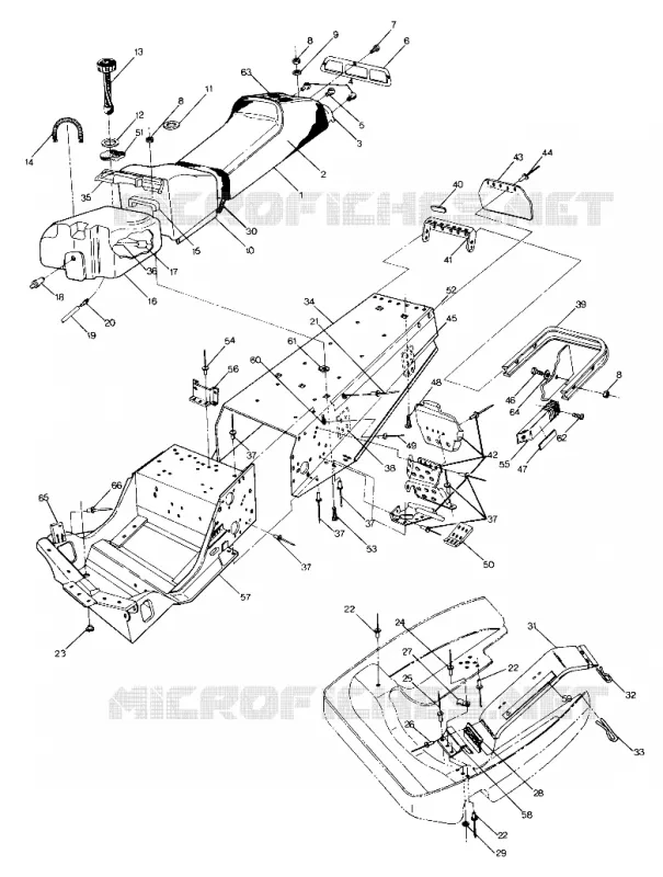 CHASSIS AND SIEGE SPORT (4916821682001A)