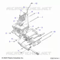 SYSTÃˆME DE TRANSMISSION, MAIN GEARCASE MOUNTING