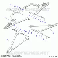 SUSPENSION AVANT CONTROL ARMS