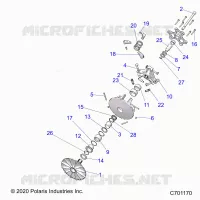 SYSTÃˆME DE TRANSMISSION, PRIMARY CLUTCH