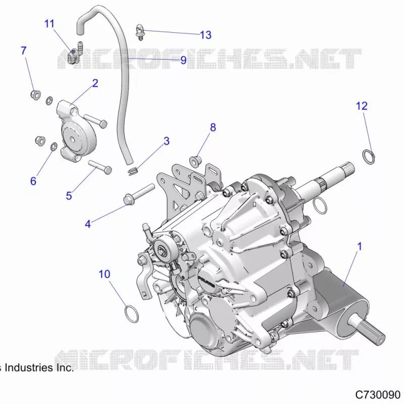 SYSTÃˆME DE TRANSMISSION, MAIN GEARCASE MOUNTING