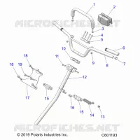 STEERING, HANDLEBAR, COLONNE DE DIRECTION