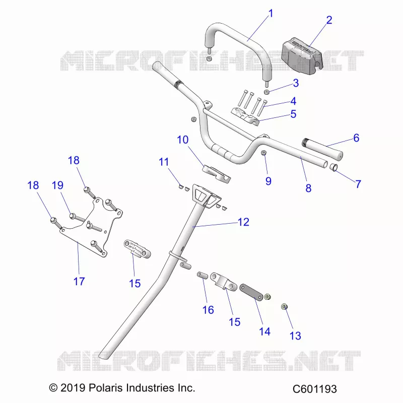 STEERING, HANDLEBAR, COLONNE DE DIRECTION