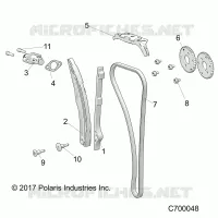 CHAINE DE DISTRIBUTION AND TENSIONER