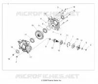 SYSTÈME DE TRANSMISSION, PONT ARRIERE INTERNALS