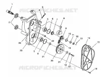 CARTER DE CHAINE ASSEMBLY TRAIL/0930761 AND  TRAIL DELUXE/0930243 (4923222322018A)