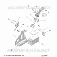 ELECTRICITE, BATTERY, MANUAL START POWER UP COMPONENTS