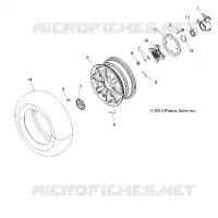 ROUES, FRONT and HUB