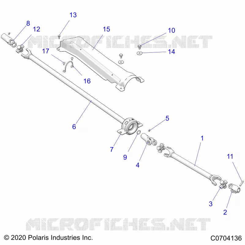 SYSTÃˆME DE TRANSMISSION, FRONT PROP SHAFT