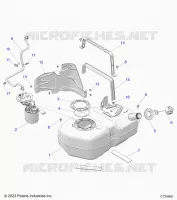 SYSTÃˆME D'ALIMENTATION, FUEL TANK ASM.