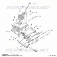 SYSTÃˆME DE TRANSMISSION, MAIN GEARCASE MOUNTING