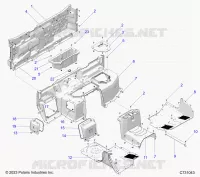 CARROSSERIE ARRIERE FLOOR AND CLOSEOFF