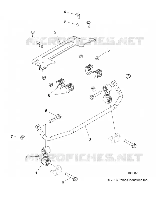 SUSPENSION, BARRE STABILISATRICE AVANT