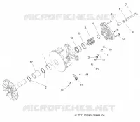 SYSTEME DE TRANSMISSION, PRIMARY CLUTCH