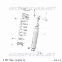 SUSPENSION, AMORTISSEUR AVANT MOUNTING