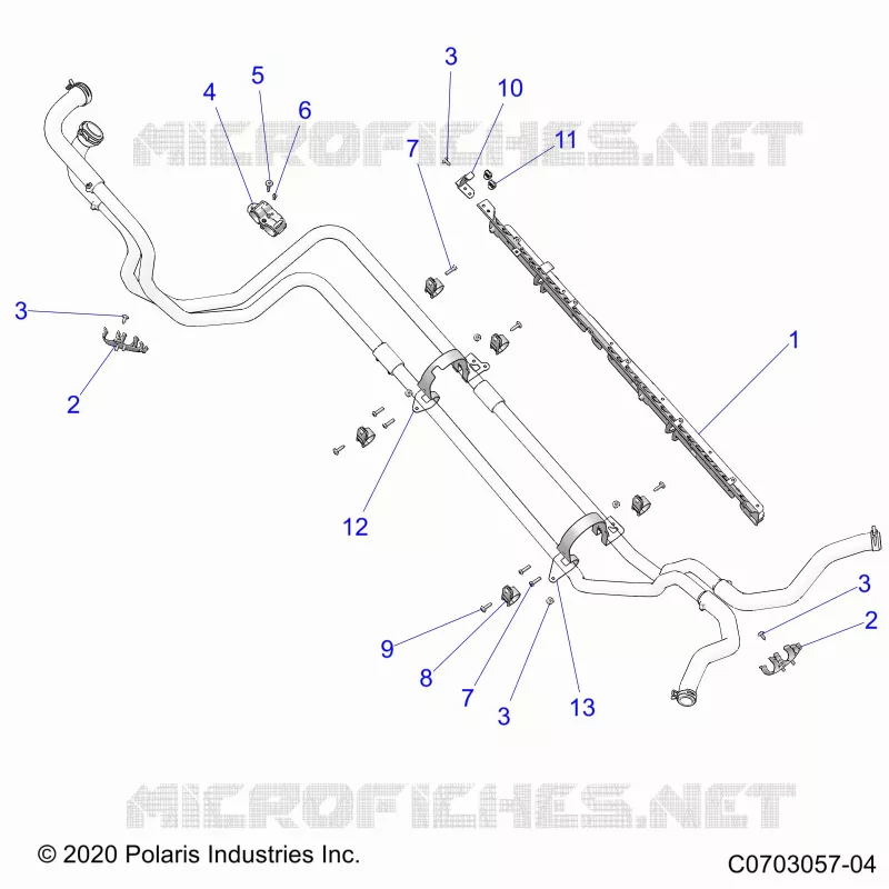 REFROIDISSEMENT, HOSE MOUNTING