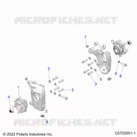 SUSPENSION AVANT CARRIER AND HUB -Z23RGK2KAJ/BJ (C0703051-1)