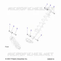 SUSPENSION, SUPPORT AMORTISSEUR , REAR SUSP.