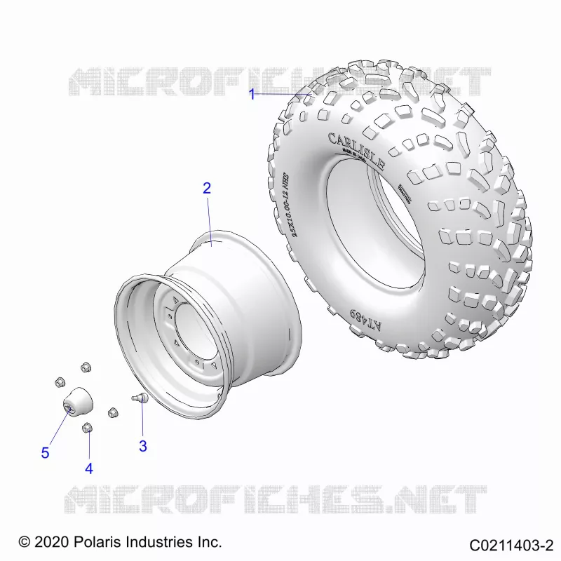 ROUES, REAR TIRE