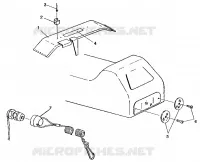 PROTECTION D'EMBRAYAGE/REFLECTOR ASSEMBLY European 440,440 SKS,500 EFI,EFI  SKS,Lite (49237723770003)