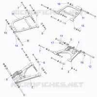 SUSPENSION ARRIERE CONTROL ARMS