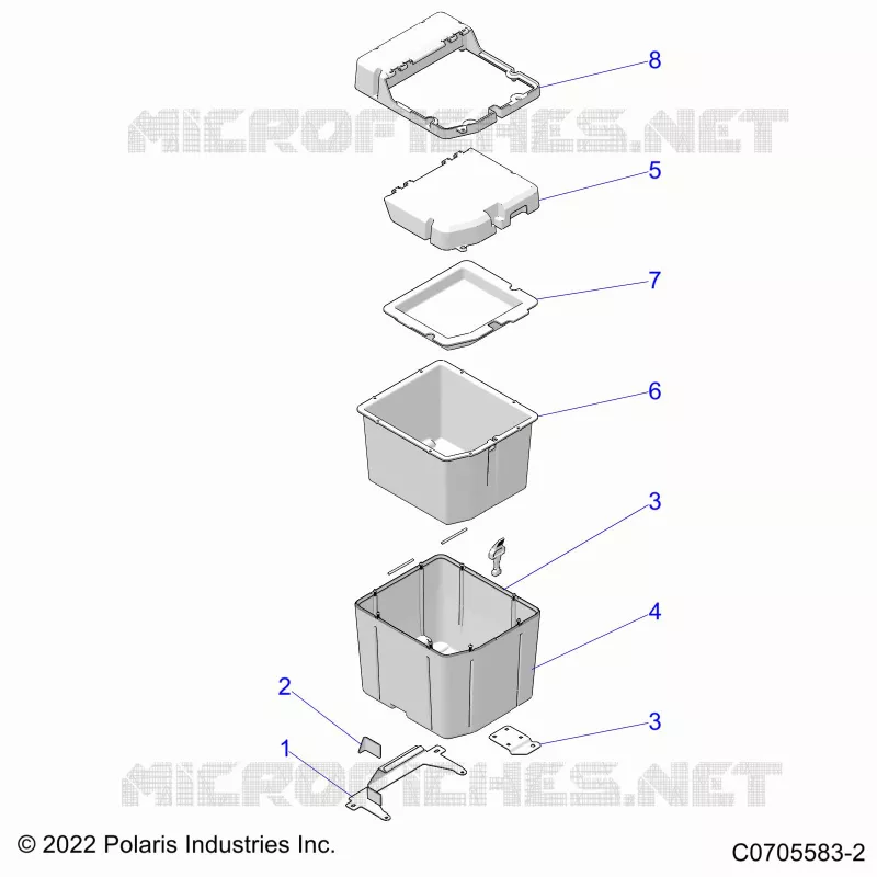 CARROSSERIE ARRIERE STORAGE BOX
