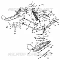 SUSPENSION AVANT AND SKI 440 0942760 AND 440 SKS 0942560 (4925072507009A)