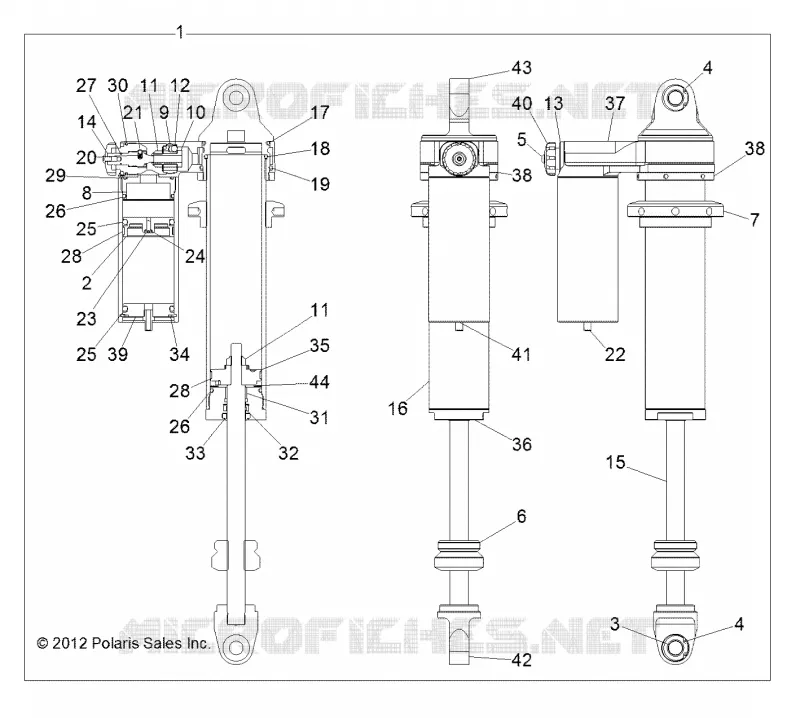 SUSPENSION ARRIERE AMORTISSEUR (7043938)