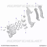 BRAKES, ETRIER DE FREIN AVANT