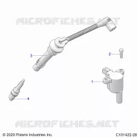ELECTRICITE, IGNITION COIL, WIRE AND SPARK PLUG