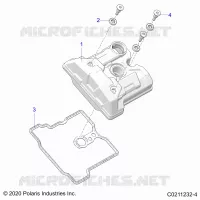 ENGINE, COUVERCLE SOUPAPE