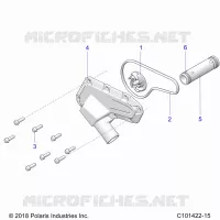 MOTEUR, WATERPUMP IMPELLER AND COVER