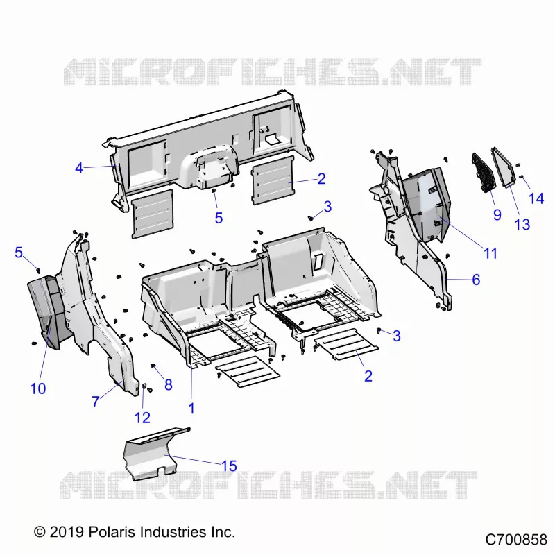 CARROSSERIE ARRIERE CLOSEOFF AND FENDERS
