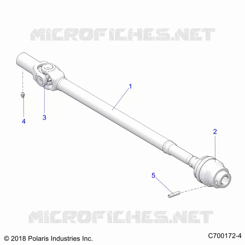 SYSTÃˆME DE TRANSMISSION, FRONT PROP SHAFT