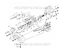 PONT/FREIN AND COUVERCLE DE CHAINEE MOUNTING SCRAMBLER W957840 (4927252725C003)