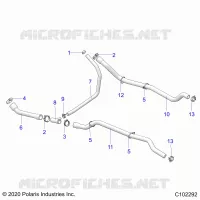 ENGINE, SYSTÃˆME DE REFROIDISSEMENT, HOSES