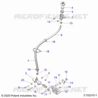 BRAKES, BRAKE PEDAL AND MAITRE CYLINDRE