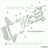 FREIN AVANT CALIPER